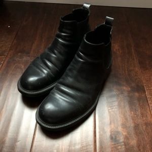 Barney's Leather Chelsea Boots